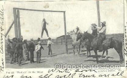 Western Cowboy, Cowgirl Postcard Postcards  