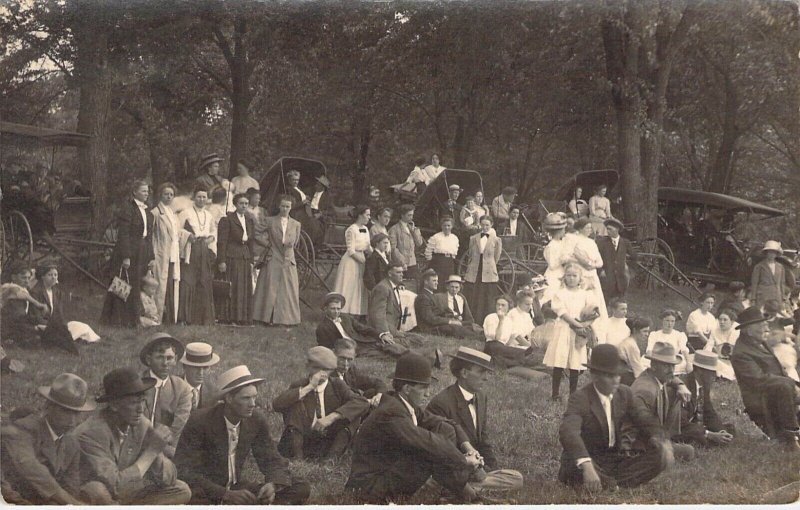 RPPC, c.'12, Chautaqua Grounds, Camp Point,IL, from Quincy IL, #19,Old Post Card