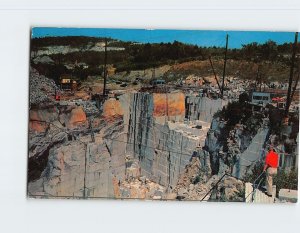 Postcard Rock of Ages Granite Quarry, Barre Town, Vermont