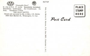 Vintage Postcard The Riley Motel East Market Street Wilmington North Carolina NC