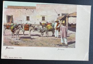Mint Mexico Color Picture Postcard Arrieros
