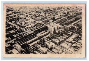 1920 Aerial View Of Calgary Alta From The Air Posted Antique Postcard