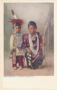 Two Little Indian Braves - Copyright 1905 by Rinehart - UDB