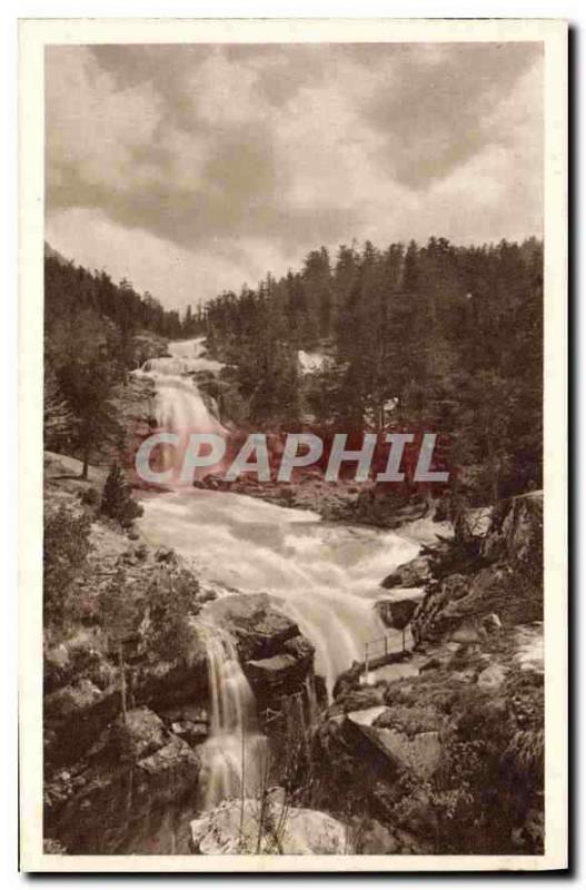 CPA Cauterets Cascade du Pont d'Espagne 