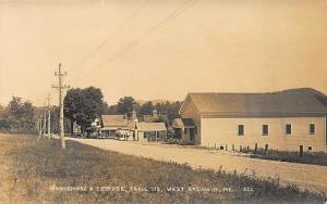 West Baldwin ME Dancemore & Eatmore Trail 113 Street View Real Photo Postcard