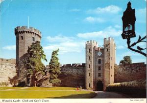 B99811 warwick castle clock and guy s tower   uk