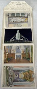 Lincoln Nebraska State Capital 9 Postcard Souvenir Folder-