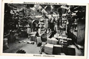 CPA Brosserie LOUIS OBERTHUR RENNES - Magasin d'Expédition (210453)