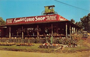 Postcard Frontier Curio Shop Highway Ozark Acres Hardy, Arkansas~129921