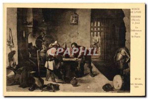 Old Postcard Musee De Lyon Teniers The issuance of St Pierre