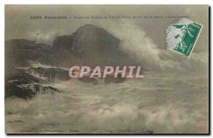 Old Postcard Penmarch Appearance of Hell Hole Rocks by a tidal Marer in Saint...
