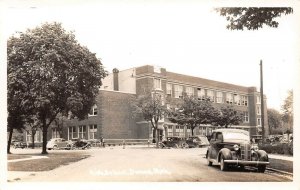 LP12  Durand Michigan High School   RPPC Postcard 