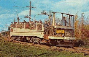 SEASHORE TROLLEY MUSEUM Kennebunkport, ME Montreal Train 1975 Vintage Postcard