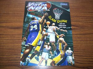 VIRTUA NBA  By SEGA 1999 ORIGINAL NOS VIDEO ARCADE GAME MACHINE FLYER BROCHURE 