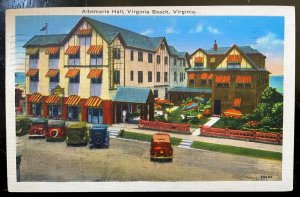 Vintage Postcard 1936 Albemarle Hall, Virginia Beach, Virginia (VA)