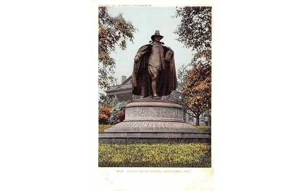 Samuel Chapin Statue in Springfield, Massachusetts