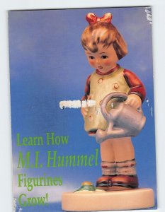 Postcard MI Hummel Figurine Learn How M.I. Hummel Figurines Grow Ad