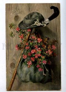 202262 Alp HUNTER Flowers by BILLING Vintage colorful PC