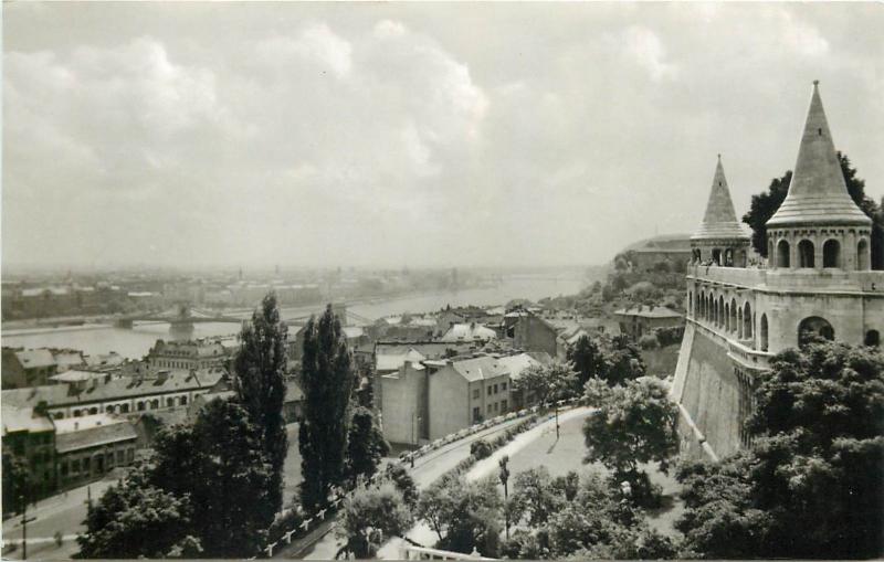 Hungary Budapest Budai latkep 1965
