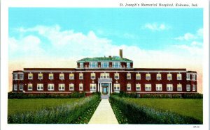 1920s St. Joseph's Memorial Hospital Kokomo Indiana Postcard