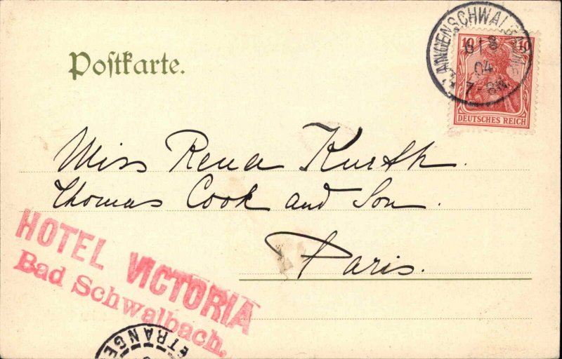 Brunnenberg Switzerland Bad Langenschwalbach c1910 Vintage Postcard