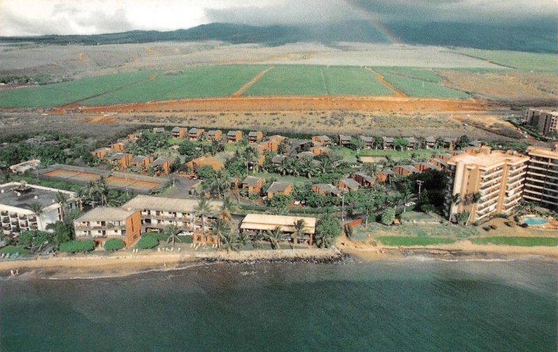 Maui, HI Hawaii  MAUI KAILANI TIME SHARE RESORT  Area Bird's Eye View  Postcard