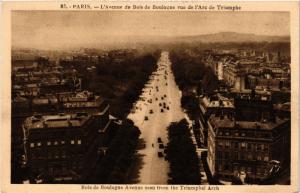 CPA PARIS 16e-Avenue du Bois de Boulogne vue de l'arc de Triomphe (325113)