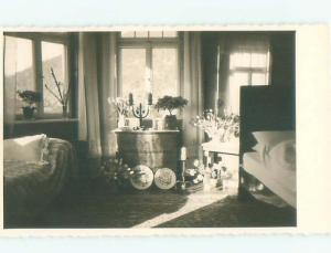 rppc 1920's ANTIQUE ITEMS IN BEDROOM AC8769