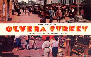 CA - Los Angeles. Greetings from Olvera Street 