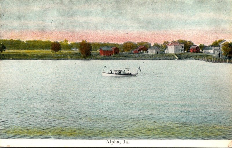 Iowa Alpha Boating On The Lake