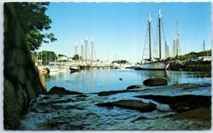 M-55328 Where the mountains meet the sea Camden Harbor Camden Maine