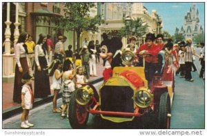 Mickey Mouse Riding Down Main Street Walt Disney World Orlando Florida 1971