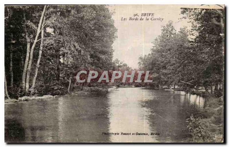 Brive Old Postcard The edges of the Correze