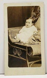 RPPC Baby Girl Eldorado Springs Missouri Virginia L Carey c1912 Postcard H11