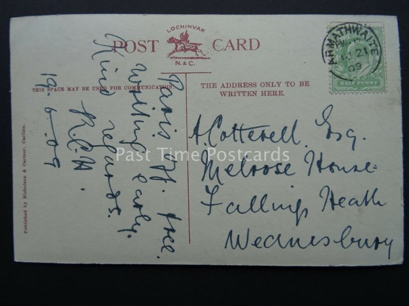 Cumbria ARMATHWAITE Red Lion Hotel c1909 Postcard by Nicholson & Cartner