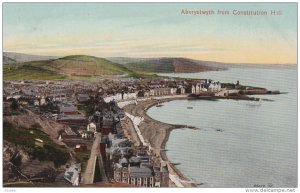 WALES, 1900-1910's; Aberystwyth From Constitution Hill