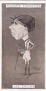 Player Vintage Cigarette Card Racing Caricatures 1925 No 10 Joe Childs