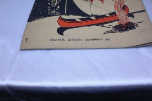 Vintage 1932 Copyright Music Book My Week in Camp by Bernard Wagness