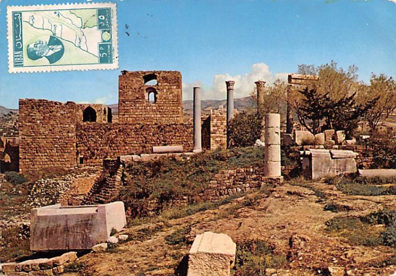The Ruins of Byblos Byblos, Lebanon , Carte Postale postal used unknown 