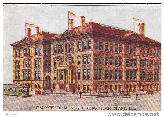 Head Offices, Modern Woodmen of America Building, Rock Island, Illinois, PU-1911