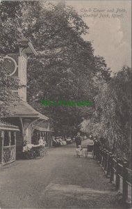 London Postcard - Ilford, Clock Tower and Path, Central Park  RS30033