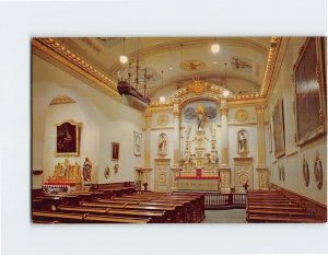 Postcard Interior of the Church, Notre-Dame-Des-Victoires, Quebec City, Canada