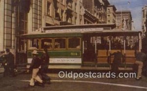 Cable Car Turntable San Francisco, CA, USA 1954 