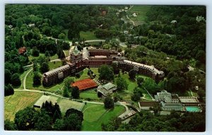 Aerial View The Homestead HOT SPRINGS Virginia USA Postcard