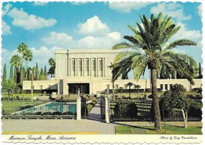 US  Unused.  Mesa, Arizona.  Mormon Temple.