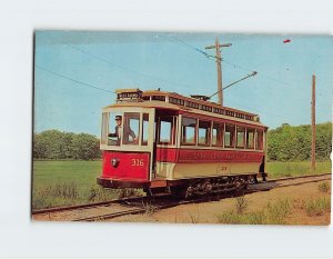 Postcard No. 316, Branford Trolley Museum, East Haven, Connecticut