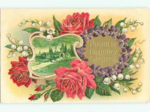 Divided-Back BEAUTIFUL FLOWERS SCENE Great Postcard AA2642