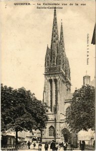 CPA Quimper- La Cathedrale FRANCE (1026789)