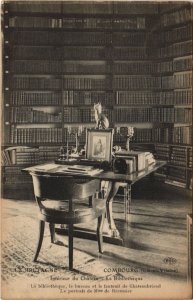 CPA COMBOURG Interieur du Chateau - La Bibliotheque (1251689)