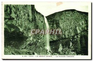 Old Postcard Le Mont Dore La Grande Cascade